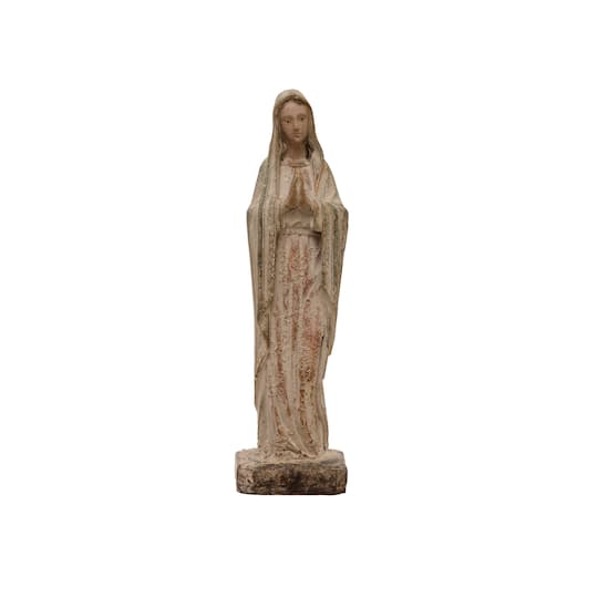 14.5&#x22; Magnesia Vintage Reproduction Virgin Mary Statue
